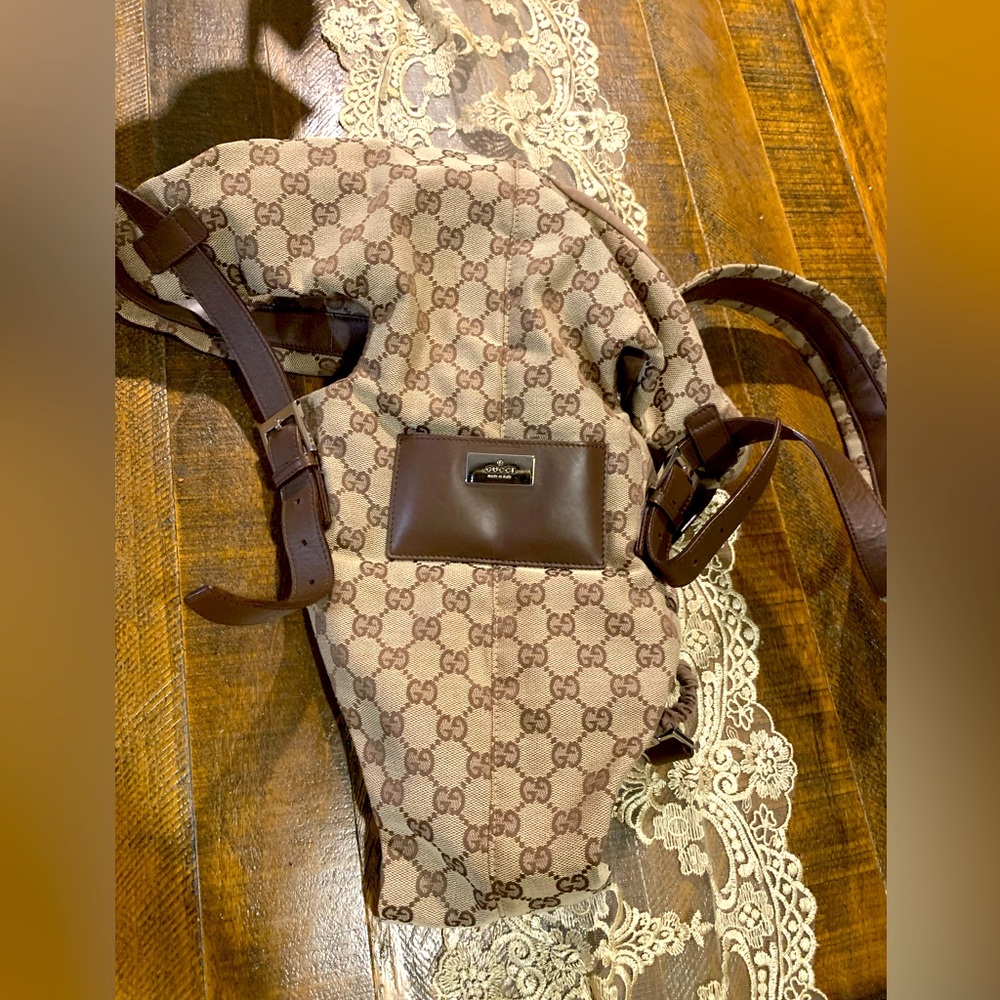 Gucci baby carrier